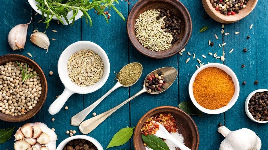 essential spices and herbs