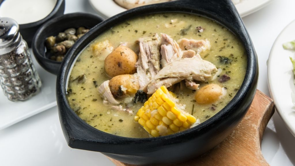 Dish of the Day: Ajiaco Colombiano (Colombian Chicken and Potato Soup). 